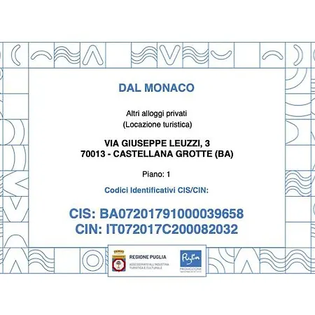 Dal Monaco Apartment Castellana Grotte